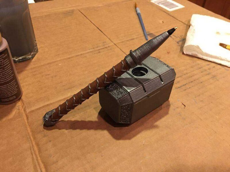 Thor Mjolnir Çekiç Bıc Kalem Plastik Aparat