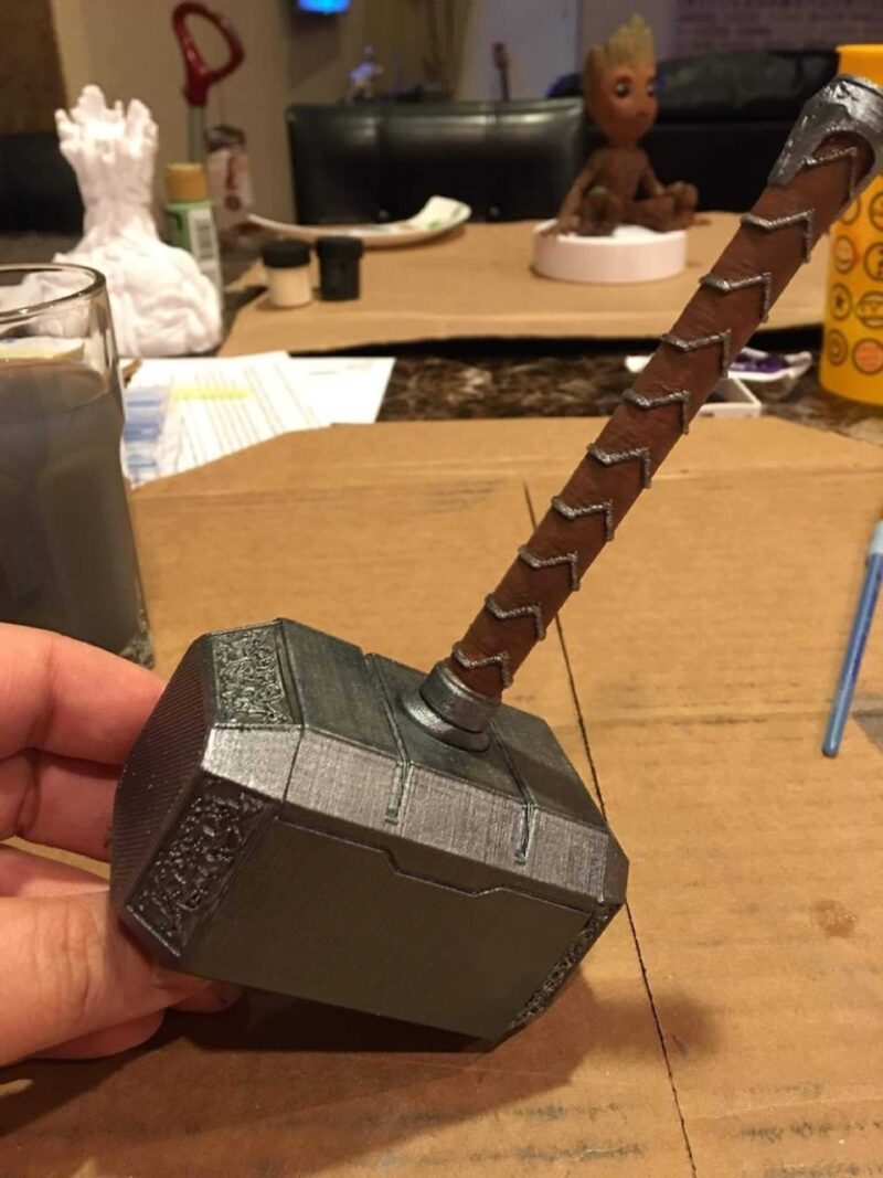 Thor Mjolnir Çekiç Bıc Kalem Plastik Aparat - Görsel 3