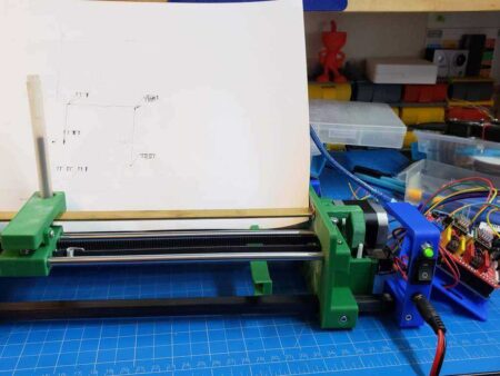 A4 Pen Plotter - Ek Parçalar (Servo) Plastik Aparat