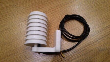 Dijital Termometre Ds18B20 İçin Stevenson Ekranı Plastik Aparat