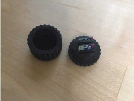 Mini Micro SD Kart Kutusu Koruyucu Kılıf Yuvarlak Kutu