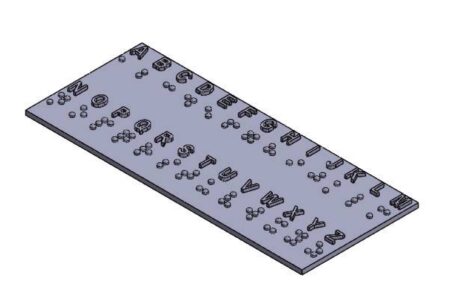 Braille Sistemi Plastik Aparat