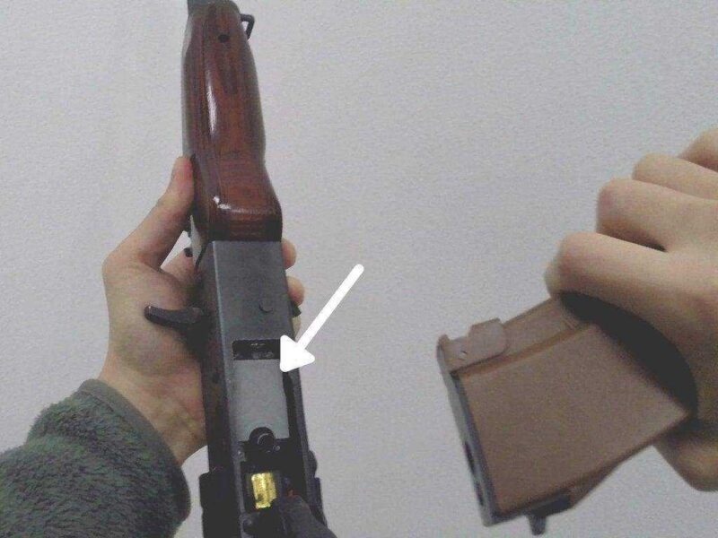 E&L AK airsoft için Magwell Spacer  Organik Plastikten Aparat - Görsel 2