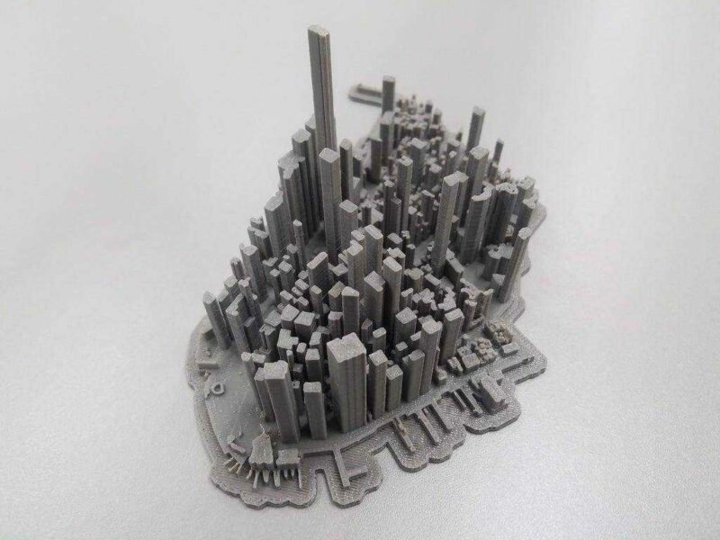 Aşağı Manhattan Cityscape Biblo Dekoratif  Süs Eşyası Maket - Görsel 2