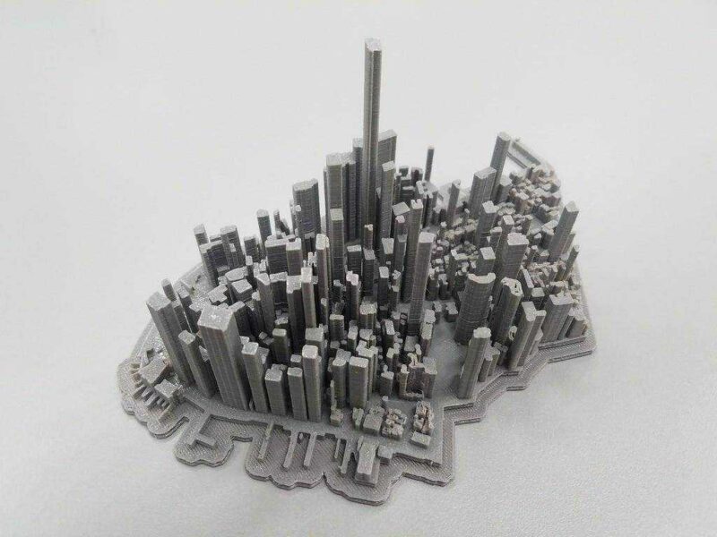 Aşağı Manhattan Cityscape Biblo Dekoratif  Süs Eşyası Maket - Görsel 3