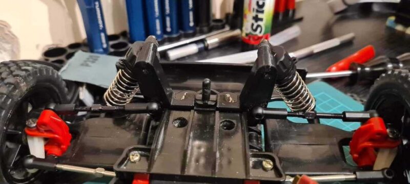 Tamiya Blitzer / Ayı Hawk Ön Şok Strut Kulesi Kanuck Remix Kyle Orijinal Plastik Aparat - Görsel 3
