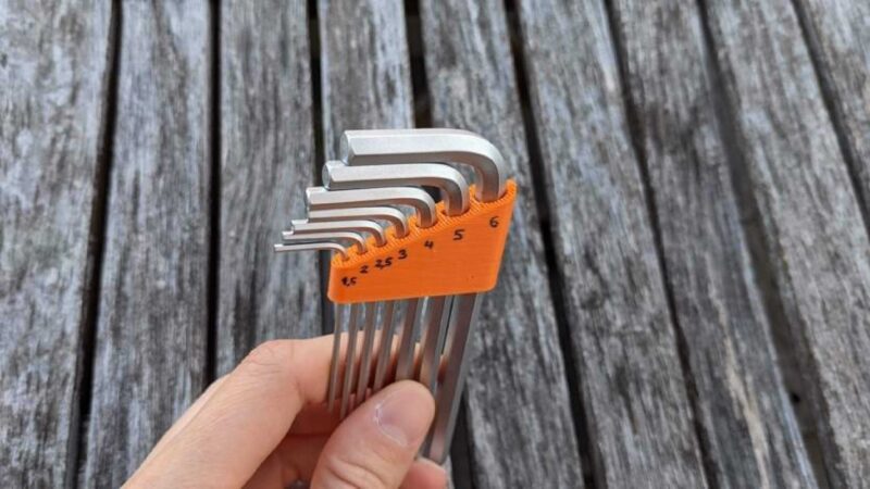 Allen/Hex Anahtar Tutucu 1.5 - 6 Mm Plastik Aparat - Görsel 2
