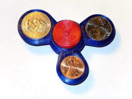 Asimetrik Dengeli Kıpır Kıpır Spinner  Organik Plastikten