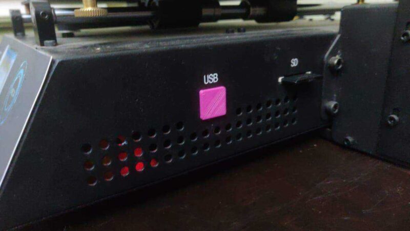 Anycubic I3 Mega USB Kapağı  Organik Plastikten Aparat - Görsel 3