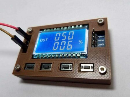 Frekans Pwm Jeneratör Servo Step Motor Test Cihazı Plastik Aparat