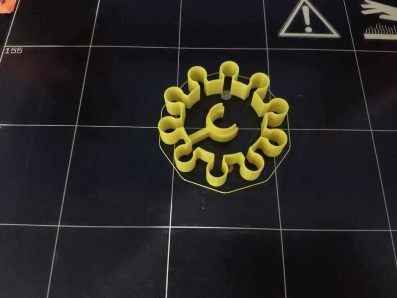 Coronavirus Çerez Kurabiye Kesici Kalıp Plastik Aparat - Görsel 3