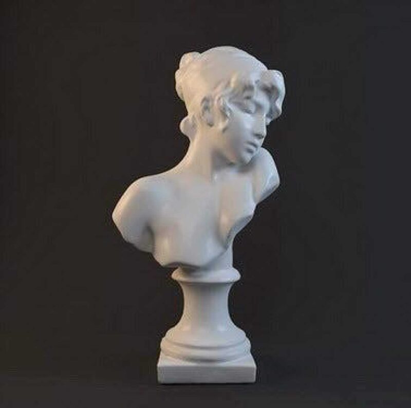 Sappho Büstü Biblo Dekoratif Hediyelik Süs Eşyası Maket Aksesuar