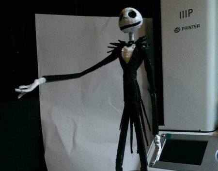 Pozlanabilir Jack Skellington Plastik Aparat