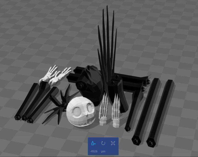 Pozlanabilir Jack Skellington Plastik Aparat - Görsel 3