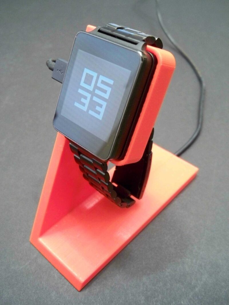 LG G Watch Şarj Standı Tutucu Askısı Standı Aparatı Organizer - Görsel 3