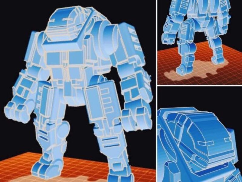 Robotik Asker (28Mm / Kahramanca Ölçeği) Plastik Aparat - Görsel 2