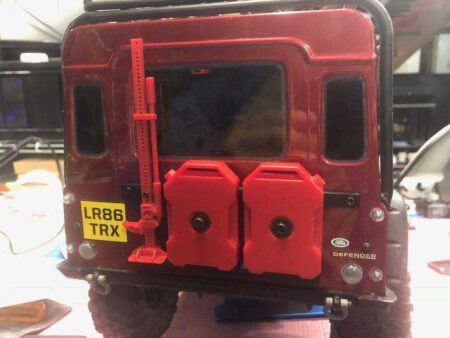 Trx-4 Defender Arka Montaj Düşük Profil Plastik Aparat
