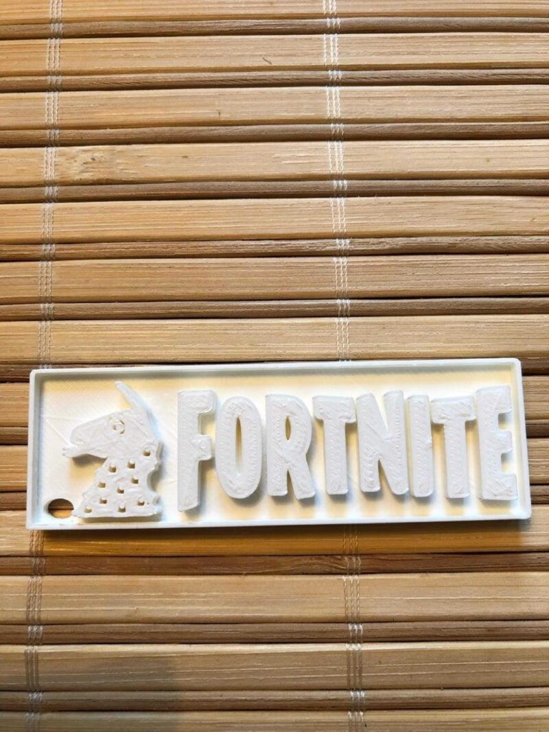 Fortnite Lama Organik Plastikten Dekoratif Biblo Anahtarlık - Görsel 3