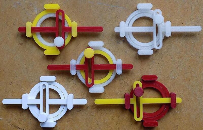 Scotch Boyunduruğu Fidget Plastik Aparat - Görsel 4