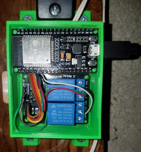 Esp32 Ve 2 Röle Çantası Plastik Aparat