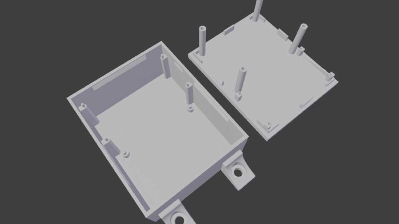 Esp32 Ve 2 Röle Çantası Plastik Aparat - Görsel 3