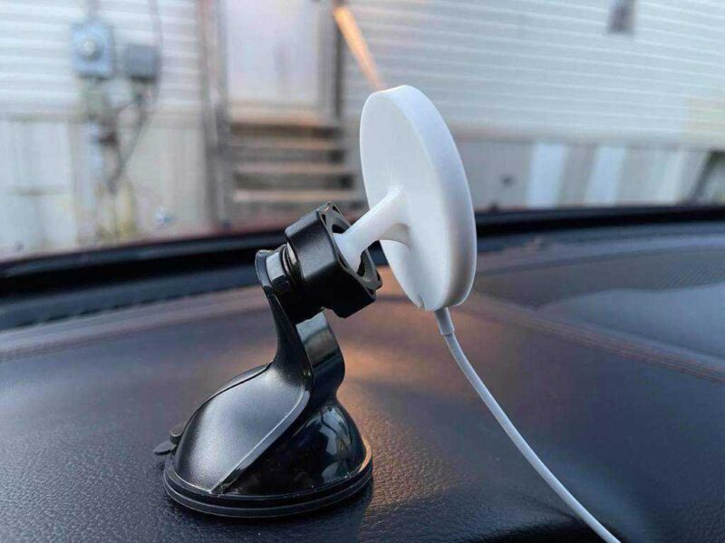 Iphone 12 Magsafe Car Mount (Sadece Add) -15Mm Ball Plastik Aparat - Görsel 2