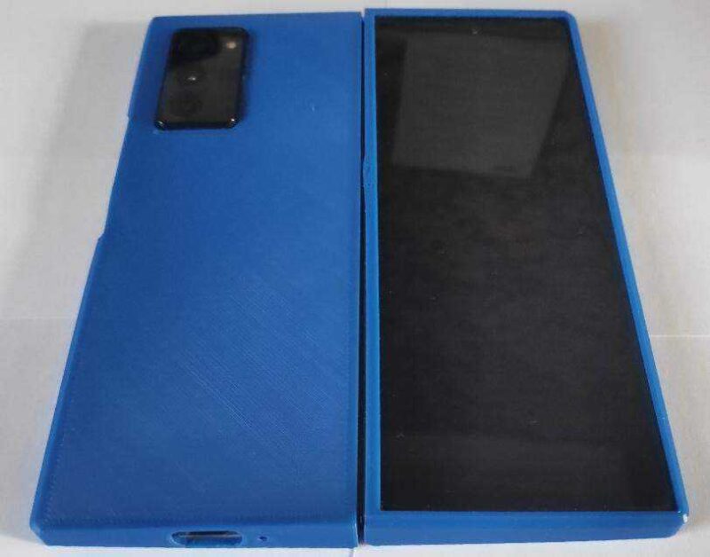 Galaxy Z Fold2 Kılıfı Plastik Aparat - Görsel 4