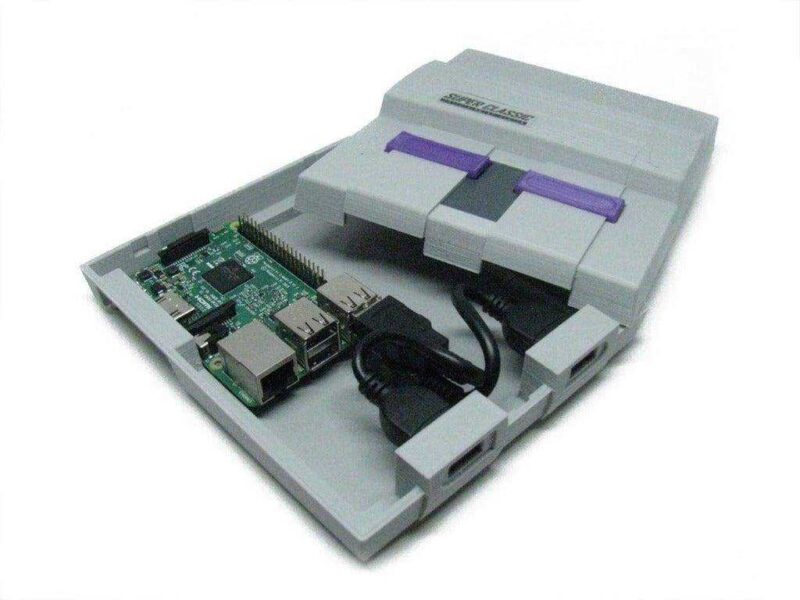 Snes Klasik Raspberry Pi Kutu Kılıf Plastik Aparat - Görsel 2