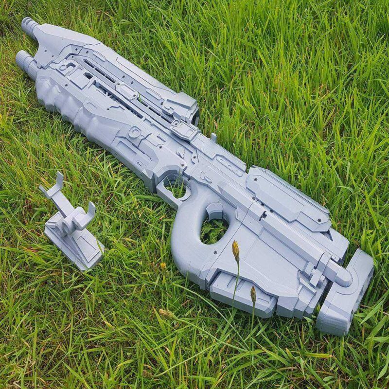 Halo Ma5B Tüfek Prop Plastik Aparat - Görsel 3