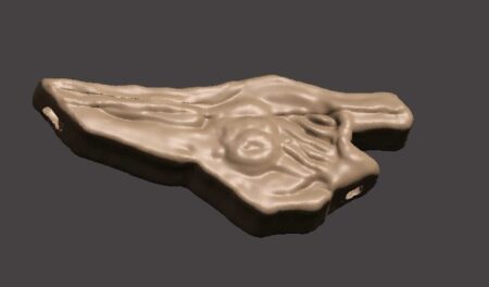 Film Prop Velociraptor Rezonating Odası Plastik Aparat