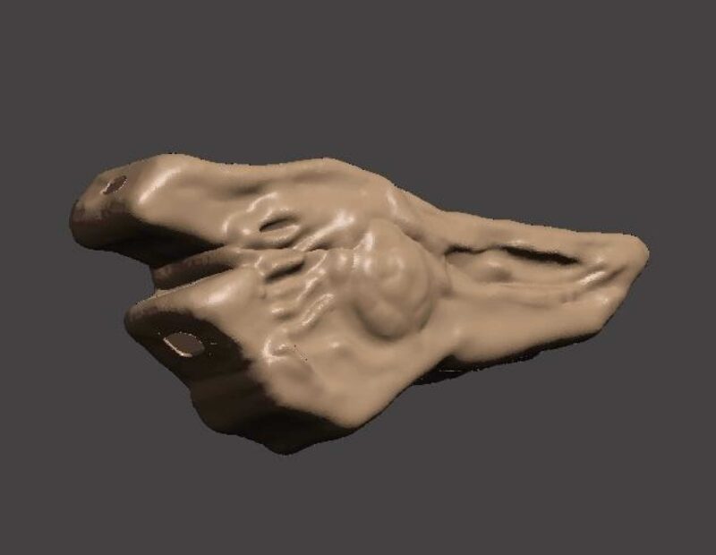 Film Prop Velociraptor Rezonating Odası Plastik Aparat - Görsel 3