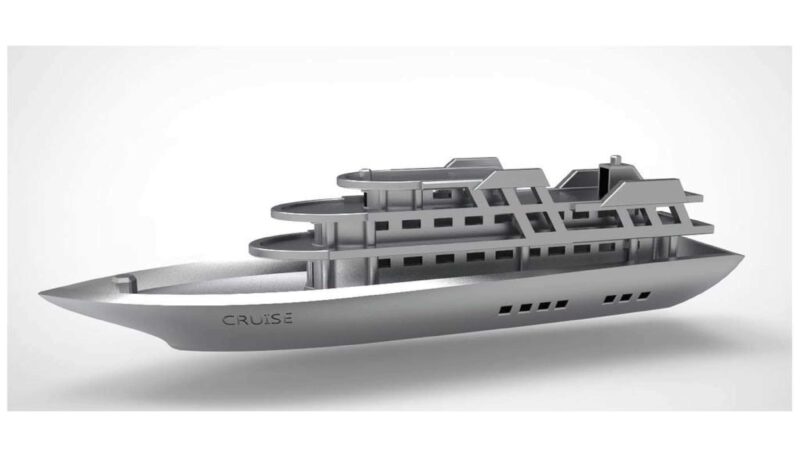 Cruise Gemisi Minyatür Oyuncak Plastik Aparat