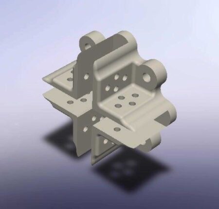 6Mm Depron Modelleri İçin Fırçasız Dc Motor Montajı Plastik Aparat