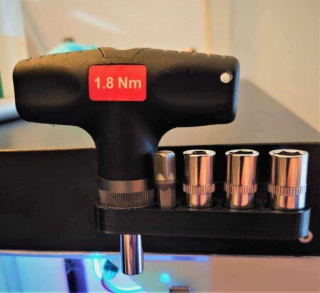 Nozzle Preset Torque Wrench Kit E3D V6 / Mk8 / Mk10 İçin Duvar Montajı Plastik Aparat