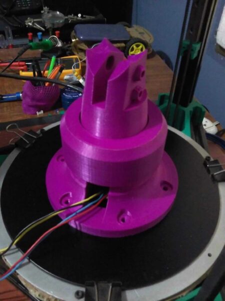 Base Dişli Lazy Susan, Robotik Kol Projesi Plastik Aparat