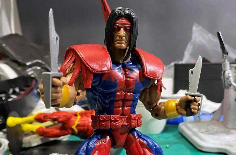 Marvel Legends Warpath Knives Plastik Aparat