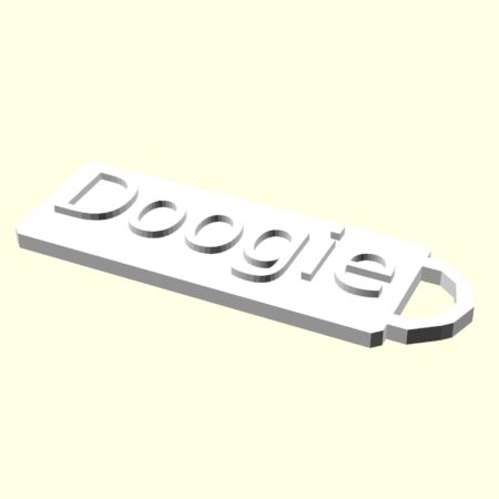 Doogie Tasmalık Künye Tag Kedi Köpek Evcil Hayvana İsme Özel Üretim İsimlik Hediyelik Organik Plastik
