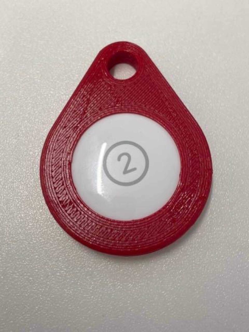 Anahtarlık İçin Airtags Tutucu Plastik Aparat