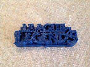 League of Legends LoL Logo Rozeti Hediyelik Süs Eşyası Aksesuar