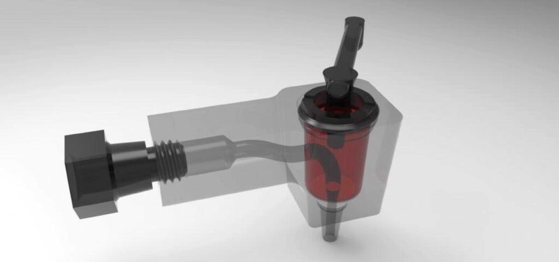 Ev Karpuz Dağıtıcısı Organik Plastikten Musluk Aksesuar Aparatı - Görsel 3
