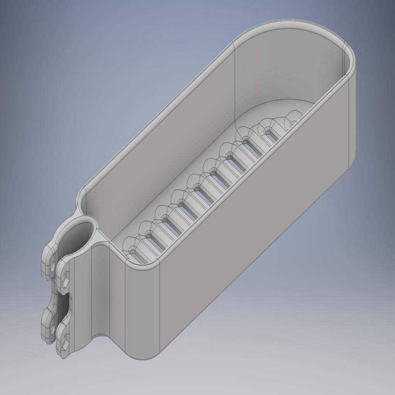 Oval Duş Rayları İçin Duş Sepeti / Duş Caddy Vida Plastik Aparat - Görsel 3