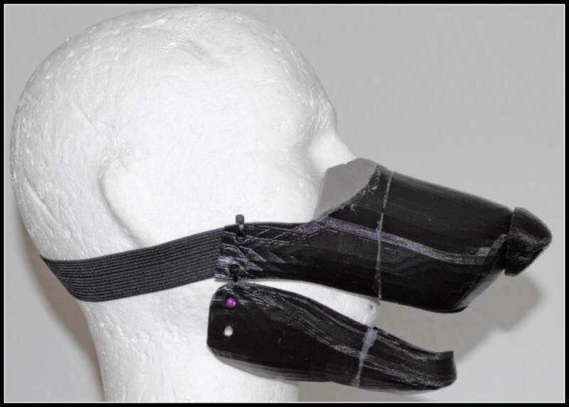Minimal Kanine Fursuit Kafa Tabanı Plastik Aparat - Görsel 2