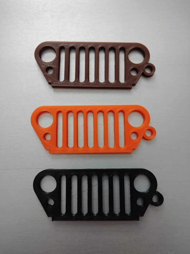 Remixed Jeep Grille Anahtarlık Biblo Dekoratif Hediyelik Süs - Görsel 4