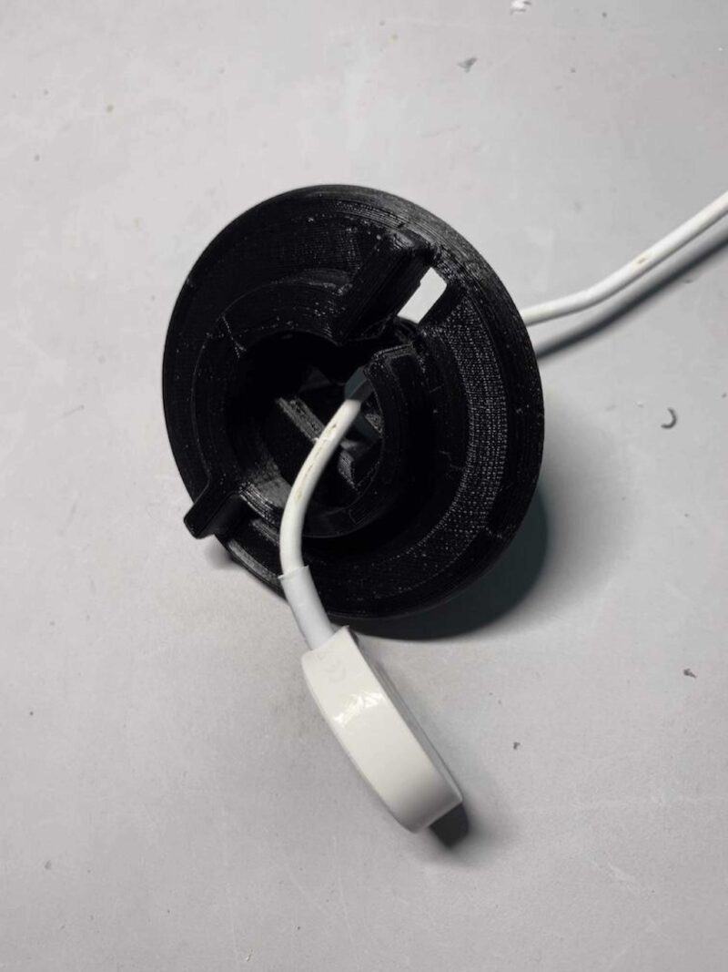 Apple Watch Şarj Kablosu Winder Plastik Aparat - Görsel 4