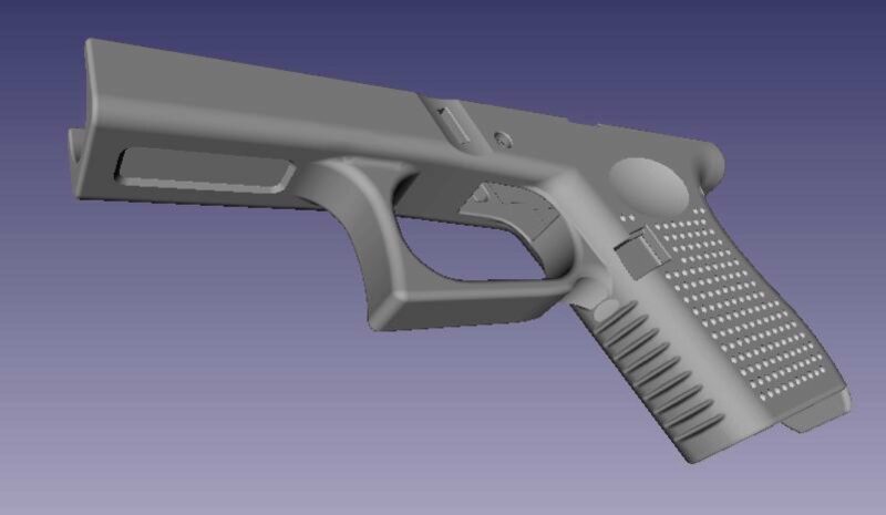 Glock 43 (Ss80 Raylı Sistemi) Plastik Aparat - Görsel 2
