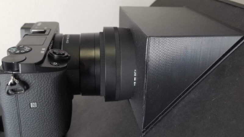 Logitech Veya 74Mm Lens İçin Teleprompter / Interrotron Plastik Aparat - Görsel 4