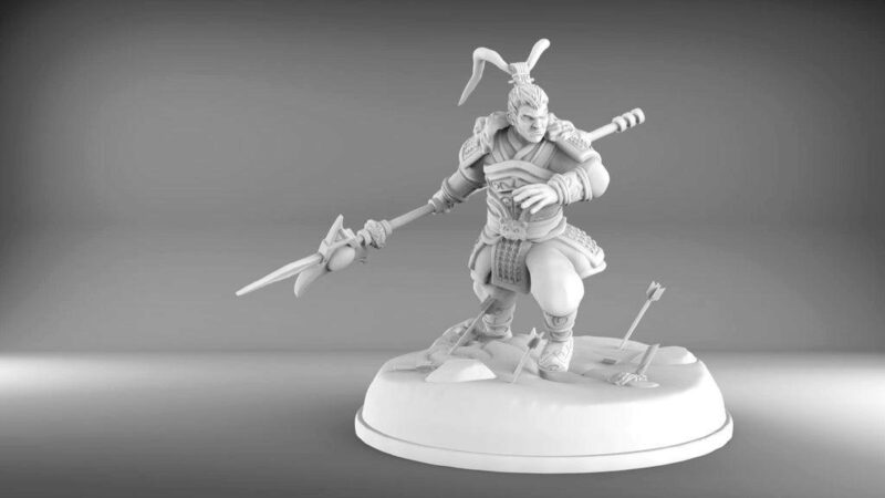Lu Bu Biblo Dekoratif Hediyelik Süs Eşyası Maket Organik Plastik - Görsel 2
