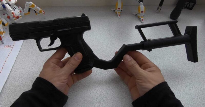 Airsoft Walther P99 Butt Kiti Plastik Aparat - Görsel 3