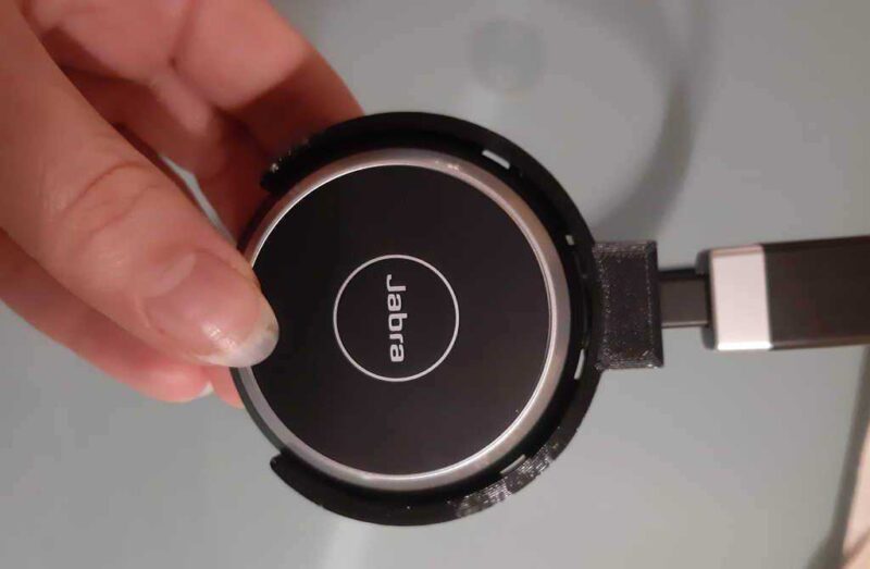 Jabra İçin Takviye Parçası Evolve 65 Kablosuz Kulaklık Plastik Aparat - Görsel 2