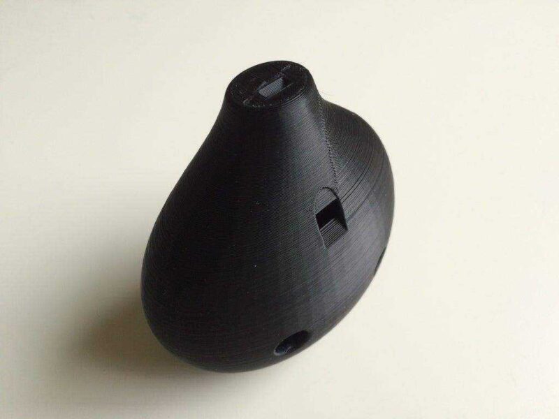 Ocarina Müzik Enstrümanı 6 Delikli Okarina Flüt Ses Aleti - Görsel 3